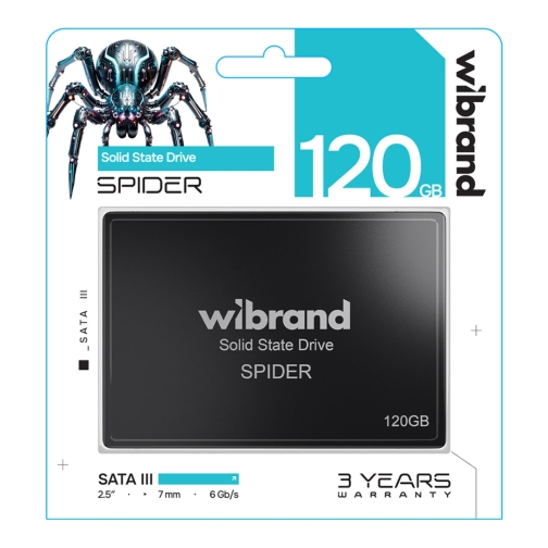 Купити SSD Диск Wibrand Spider 120GB 2.5" 7mm SATAIII Standard