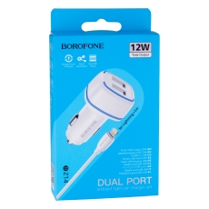Купити Автомобільний Зарядний Пристрій Borofone BZ14 Lightning 2USB2.4A Купити Автомобільний Зарядний Пристрій Borofone BZ14 Lightning 2USB2.4A