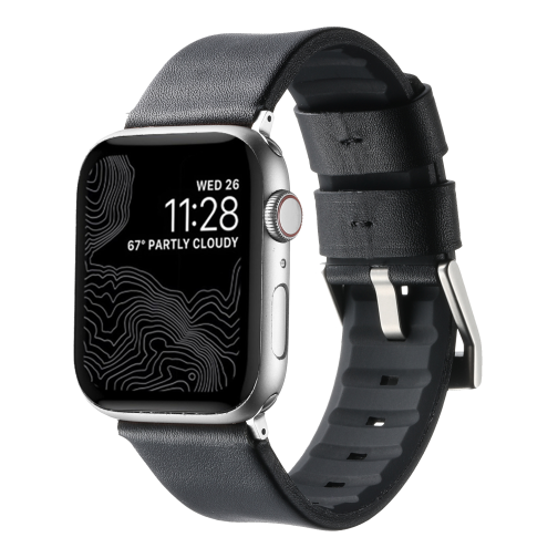 Ремінець для Apple Watch Leather+Silicone 38/40/41 mm превью 4