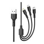 Купити Кабель XO NB230 Rock Series 3A 3in1
