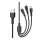 Купити Кабель XO NB230 Rock Series 3A 3in1 Чорний