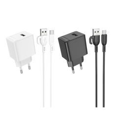 Купити Мережевий Зарядний Пристрій Borofone BAS11A 1USB 2.1A+USB to Type-C Купити Мережевий Зарядний Пристрій Borofone BAS11A 1USB 2.1A+USB to Type-C