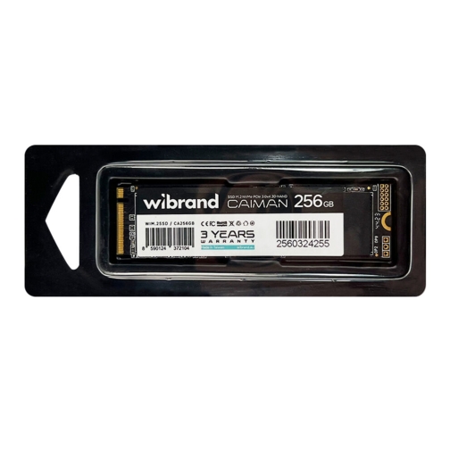Купити SSD M.2 Диск Wibrand Caiman 256GB NVMe 2280 PCIe 3.0 3D NAND