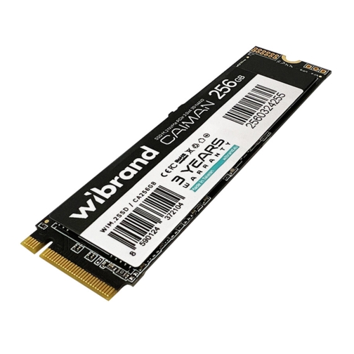 Купити SSD M.2 Диск Wibrand Caiman 256GB NVMe 2280 PCIe 3.0 3D NAND, 3