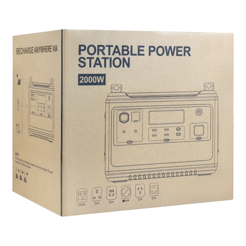 Купити Зарядна Станція Power Station Brand SYD-N079, 2000W, 2048Wh, QC 3.0 22,5W, PD 100W, DC, LiFePO4, 2