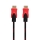 Купити Кабель HDMI- HDMI 1.4V 1.5m (Тканинний провід) Чорно-Красний