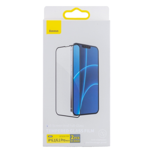 Купить Защитное стекло Baseus 0.3 mm для iPhone 13/13 Pro/14/16e (2 шт) SGQP010101