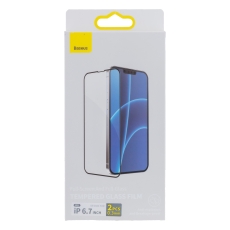 Купити Захисне скло Baseus 0.3 mm для iPhone 13 Pro Max/14 Plus (2 шт) SGQP010201