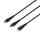 Купить USB Hoco U102 Super 100W 2 in1 Type-C to Type-C+Lightning