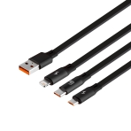Купити Кабель USB Baseus USB to M+L+C 1.2m 66W CAMLC-M