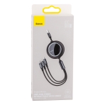 Купити Кабель USB Baseus USB to M+L+C 1.2m 66W CAMLC-M, 2