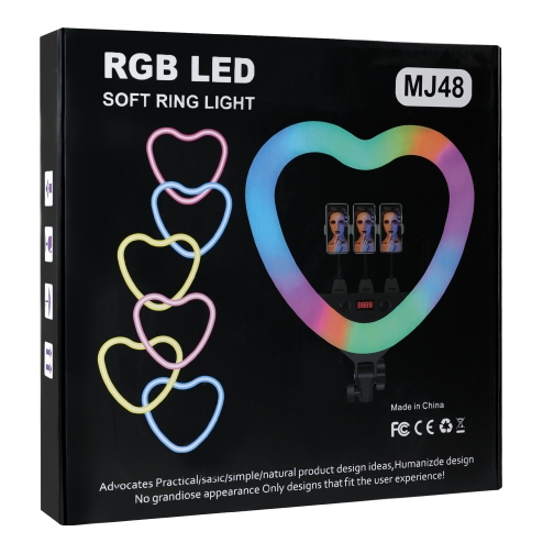 Купити Лампа RGB MJ48 48cm Remote (Heart Style), 2