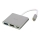 Купить Переходник Hoco HB14 Type-C to USB3.0+HDMI+PD Стальной