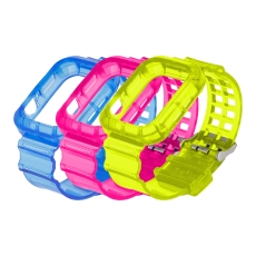 Купити Ремінець для Apple Watch Band Color Transparent + Protect Case 44mm