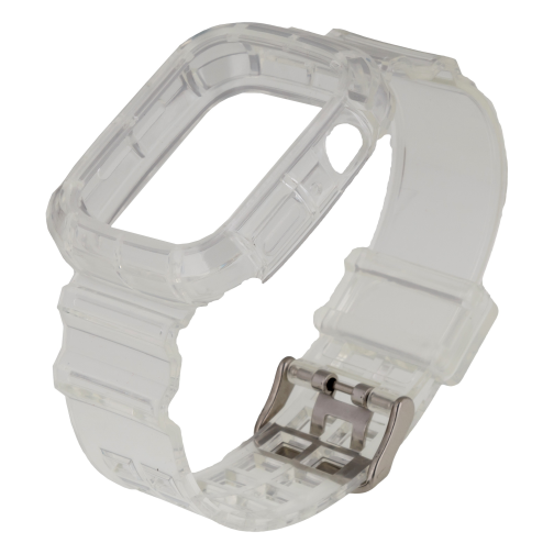 Ремінець для Apple Watch Band Color Transparent + Protect Case 44mm превью 4
