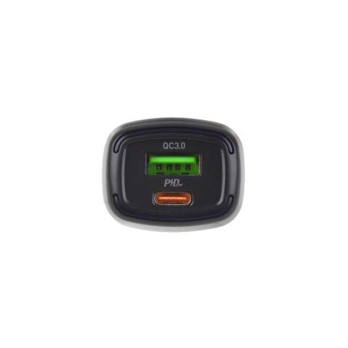 Купить Авто Зарядное Устройство Borofone BZ14A PD20W+QC3.0 Type-C to Type-C 3A, 8