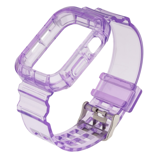 Ремінець для Apple Watch Band Color Transparent + Protect Case 44mm превью 12