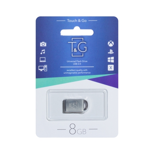 Купити USB флеш-накопичувач T&G 8gb Metal 107