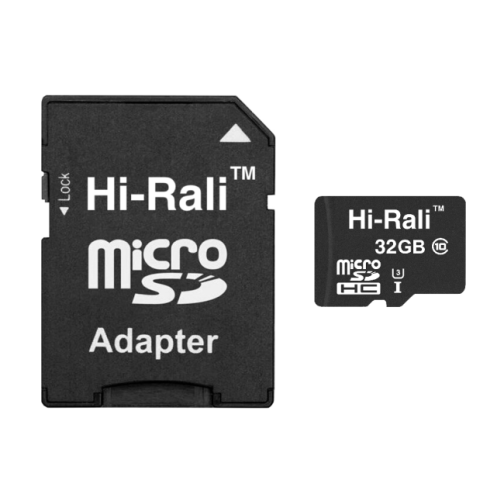 Купить Карта Памяти Hi-Rali MicroSDHC 32gb UHS-3 10 Class & Adapter, 2