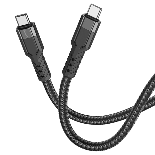 Купить USB Hoco U110 60W Type-C to Type-C 1.2m, 3