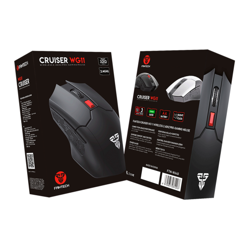 Бездротова Ігрова Миша FANTECH WG11 Cruiser Silent Click превью 8