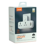 Купить Сетевой Переходник с Ночником LDNIO SC2311 1USB-C / 2USB-A QC/PD20W / 2 Sockets/ Led lamp, 2