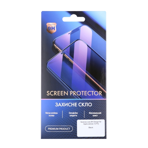 Купить Защитное стекло 9H Design for Apple iPhone 14 Pro