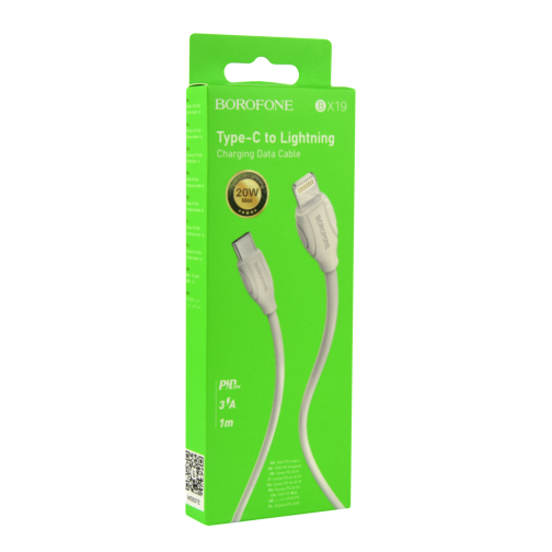 Кабель USB Borofone BX19 Type-C to Lightning 20W превью 5