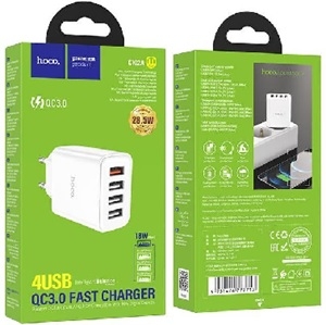 Купить Сетевое Зарядное Устройство Hoco C102A Fuerza QC3.0 28.5W, 3