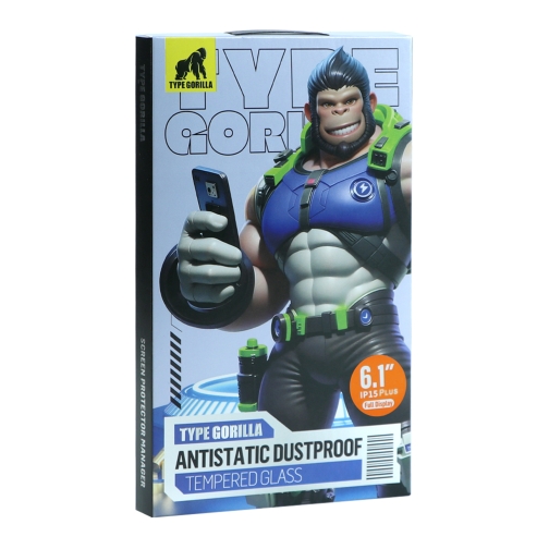Купити Захисне скло Type Gorilla 0.33 мм 2.5D HD Anti-Static PTJ1 для iPhone 13 Pro Max/14 Plus