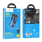 Купить Авто Зарядное Устройство Hoco Z47A Transparent PD30W+QC3.0 Type-C to Lightning, 2