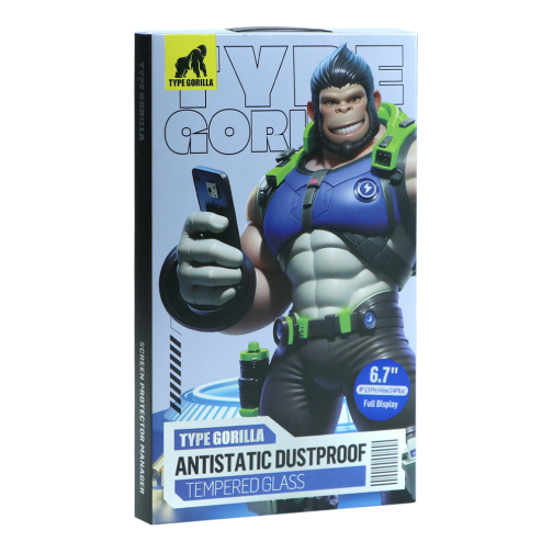 Захисне скло Type Gorilla 0.33 мм 2.5D HD Anti-Static PTJ1 для iPhone 13 Pro Max