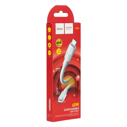 Купити Кабель USB Hoco X84 60W Type-C to Type-C