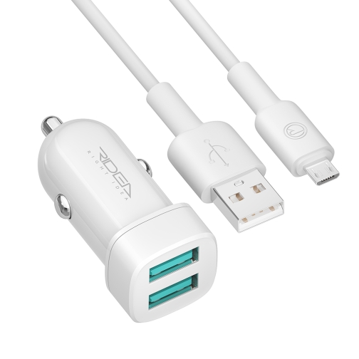 Купити Автомобільний Зарядний Пристрій Ridea RCC-21112 Grand Micro 2USB 2.4 A, 8