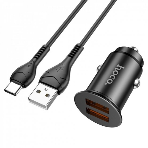 Купить Авто Зарядное Устройство Hoco NZ1 36W QC3.0 Type C, 2