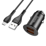 Купити Автомобільний Зарядний Пристрій Hoco NZ1 36W QC3.0 Micro, 4