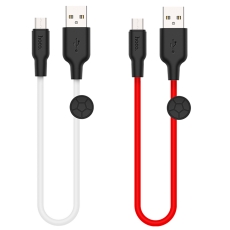 Купити Кабель USB Hoco X21 Plus Silicone Micro 0.25m Купити Кабель USB Hoco X21 Plus Silicone Micro 0.25m