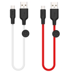 Купить USB Hoco X21 Plus Silicone Micro 0.25m
