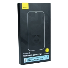 Купити Захисне скло Baseus Crystal Антиударное 0.3 mm для iPhone 13 Pro Max/14 Plus (2 шт) SGJC030202