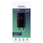 Купить Сетевое Зарядное Устройство Ridea RW-11011 Element 2.1 A, 3