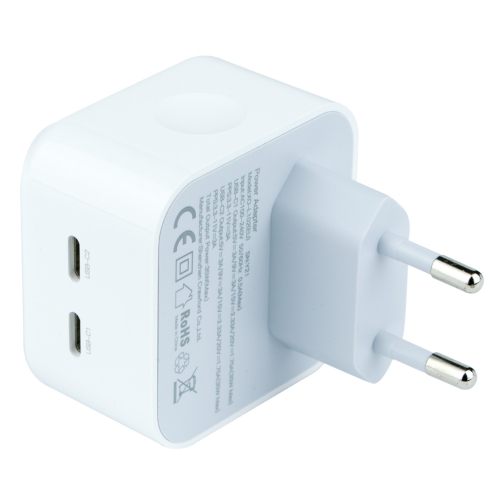 Купити Мережевий Зарядний Пристрій XO L102 EU Dual type-C port 35W, 2