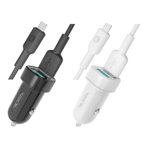 Автомобільний Зарядний Пристрій Ridea RCC-21212 Grand Type-C 2USB 2.4 A