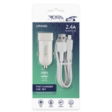 Купити Автомобільний Зарядний Пристрій Ridea RCC-21212 Grand Type-C 2USB 2.4 A Купити Автомобільний Зарядний Пристрій Ridea RCC-21212 Grand Type-C 2USB 2.4 A
