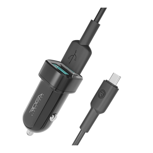 Купить Авто Зарядное Устройство Ridea RCC-21212 Grand Type-C 2USB 2.4 A, 5