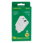 Купити Мережевий Зарядний Пристрій Borofone BA56A PD 20W + QC3.0