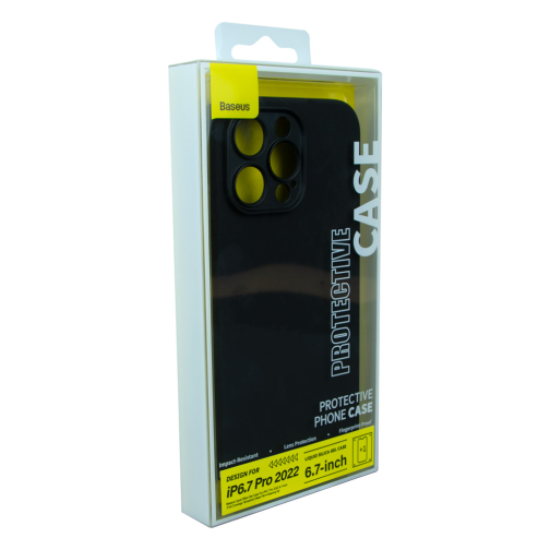 Чохол Baseus Liquid Silica Gel Case+Glass 0.22mm  для iPhone 14 Pro ARYT001301 превью 5