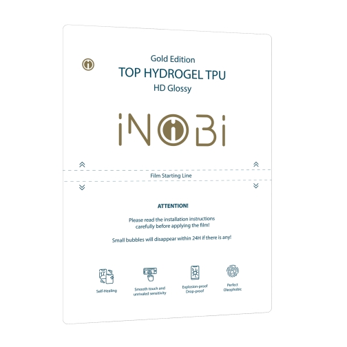 Купити Гідрогель плівка для ноутбука iNobi GOLD NG-001 / 50 штук (глянсова) (EOL)
