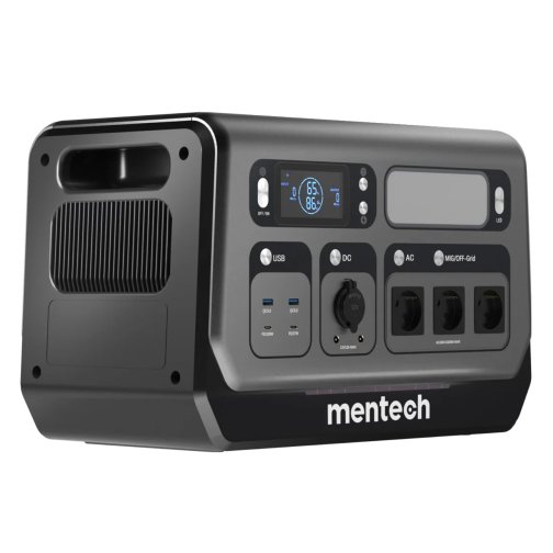 Купить Power Station Mentech BP2200 Balcony, 2200W, 2048Wh, LiFePo4