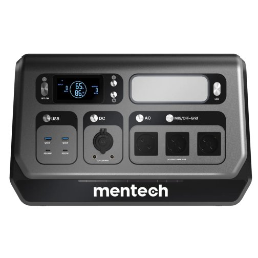 Купить Power Station Mentech BP2200 Balcony, 2200W, 2048Wh, LiFePo4, 2