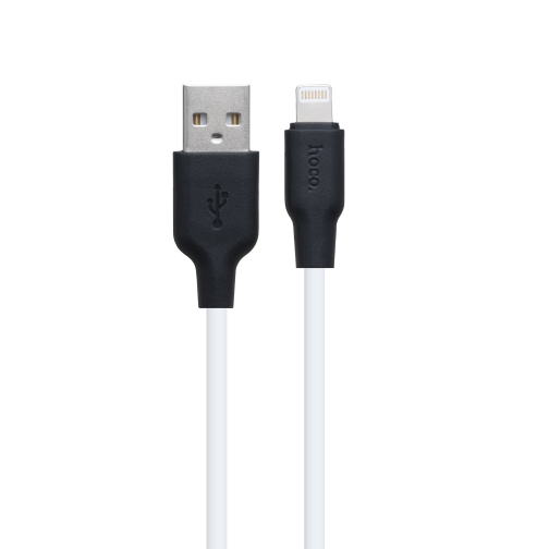 Купить USB Hoco X21 Plus Silicone Lightning 0.25m, 2